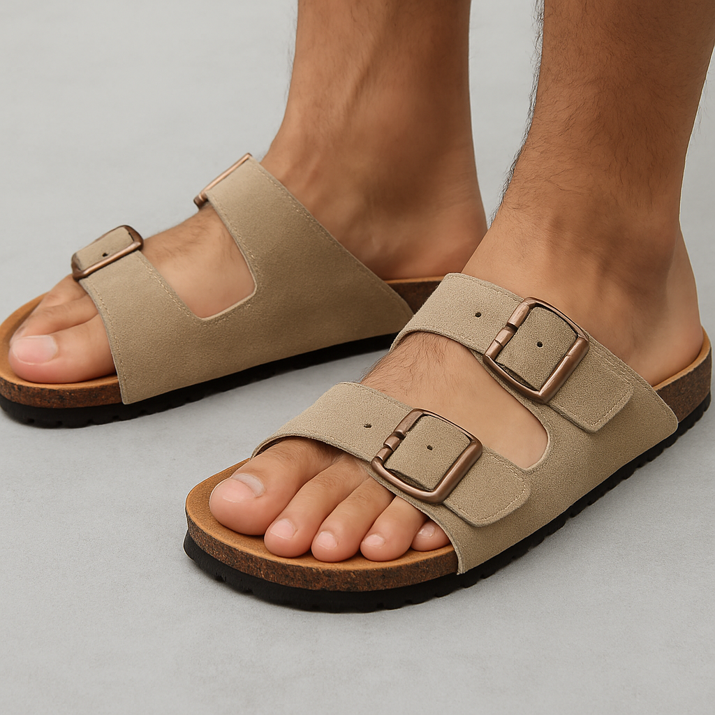 Thor | Herresandaler med Dobbelt Spænde