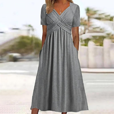 Jasmine | Elegantes Midi Kleid