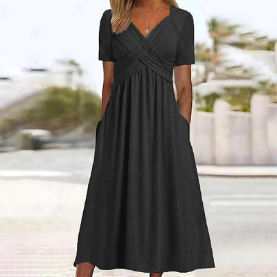 Jasmine | Elegantes Midi Kleid