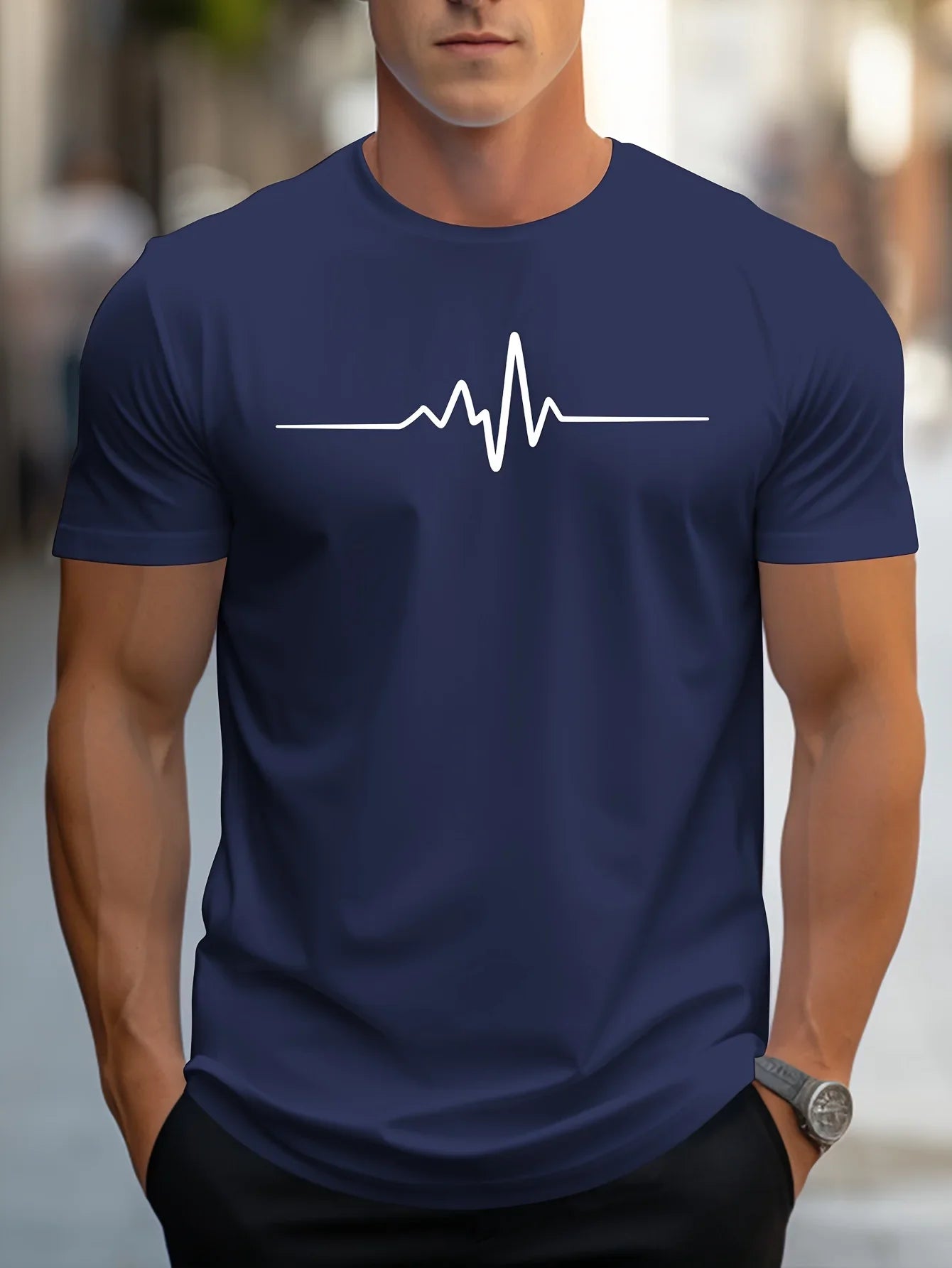 Frank | T-shirt med Print