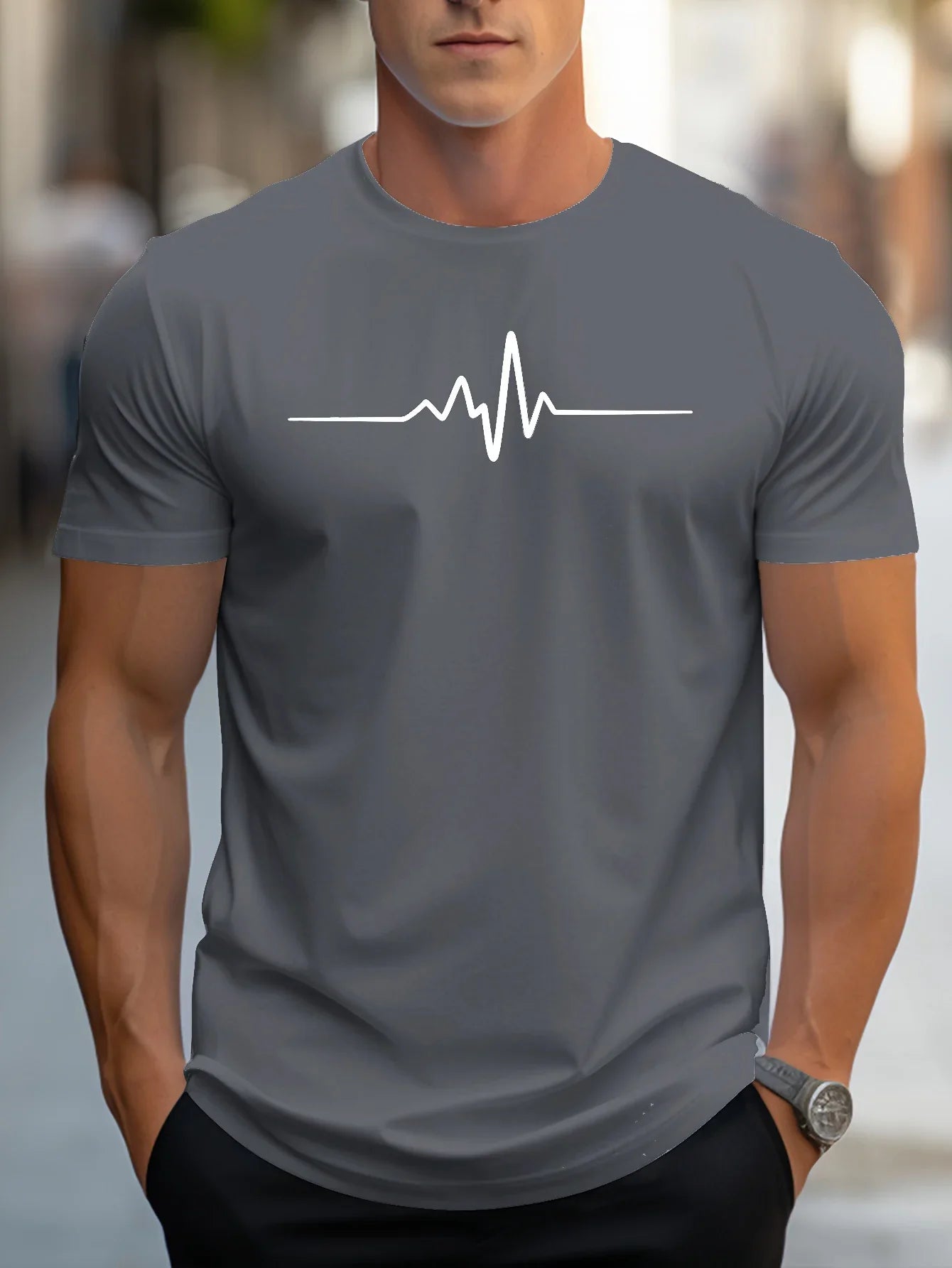 Frank | T-shirt med Print