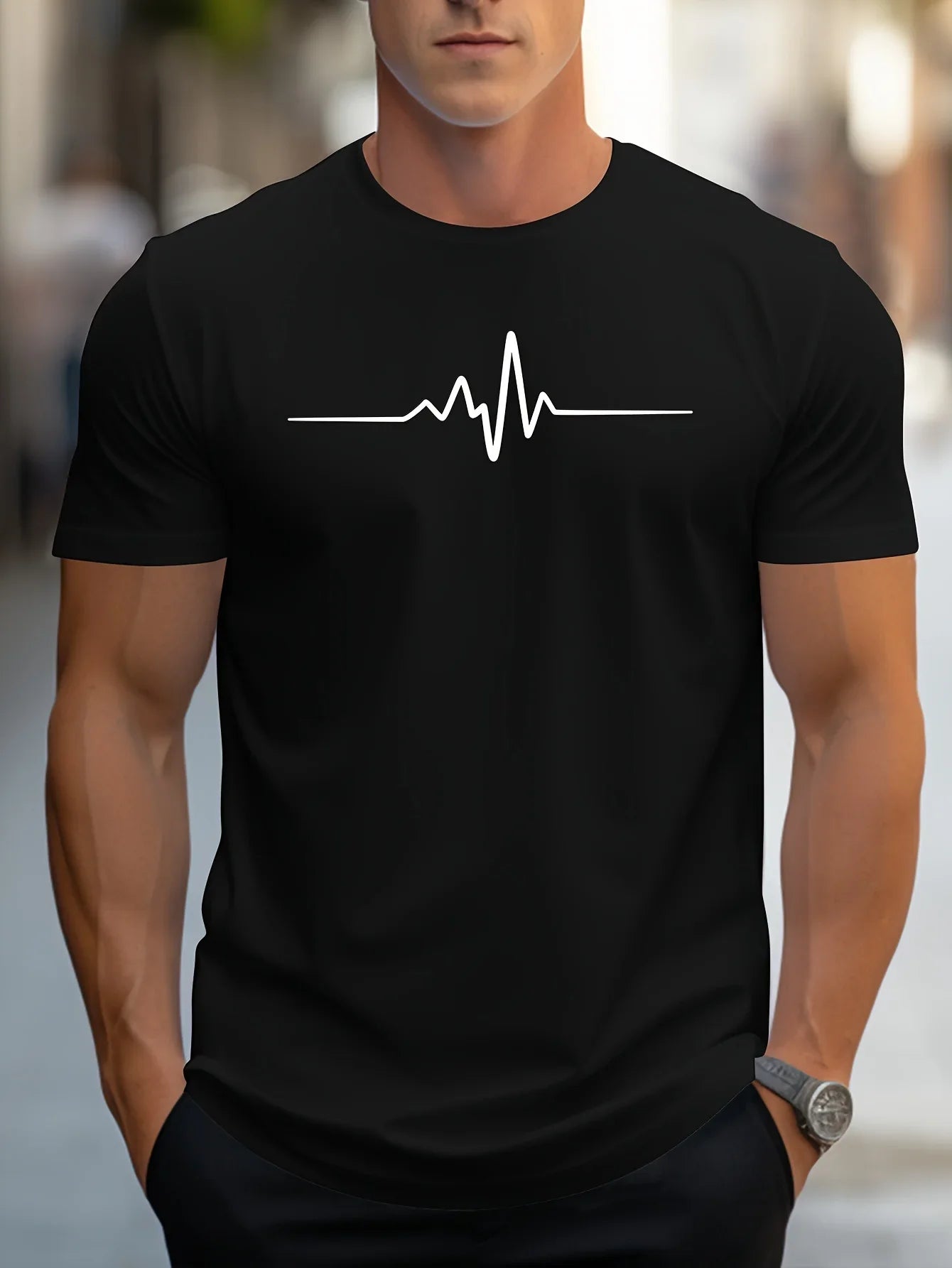 Frank | T-shirt med Print
