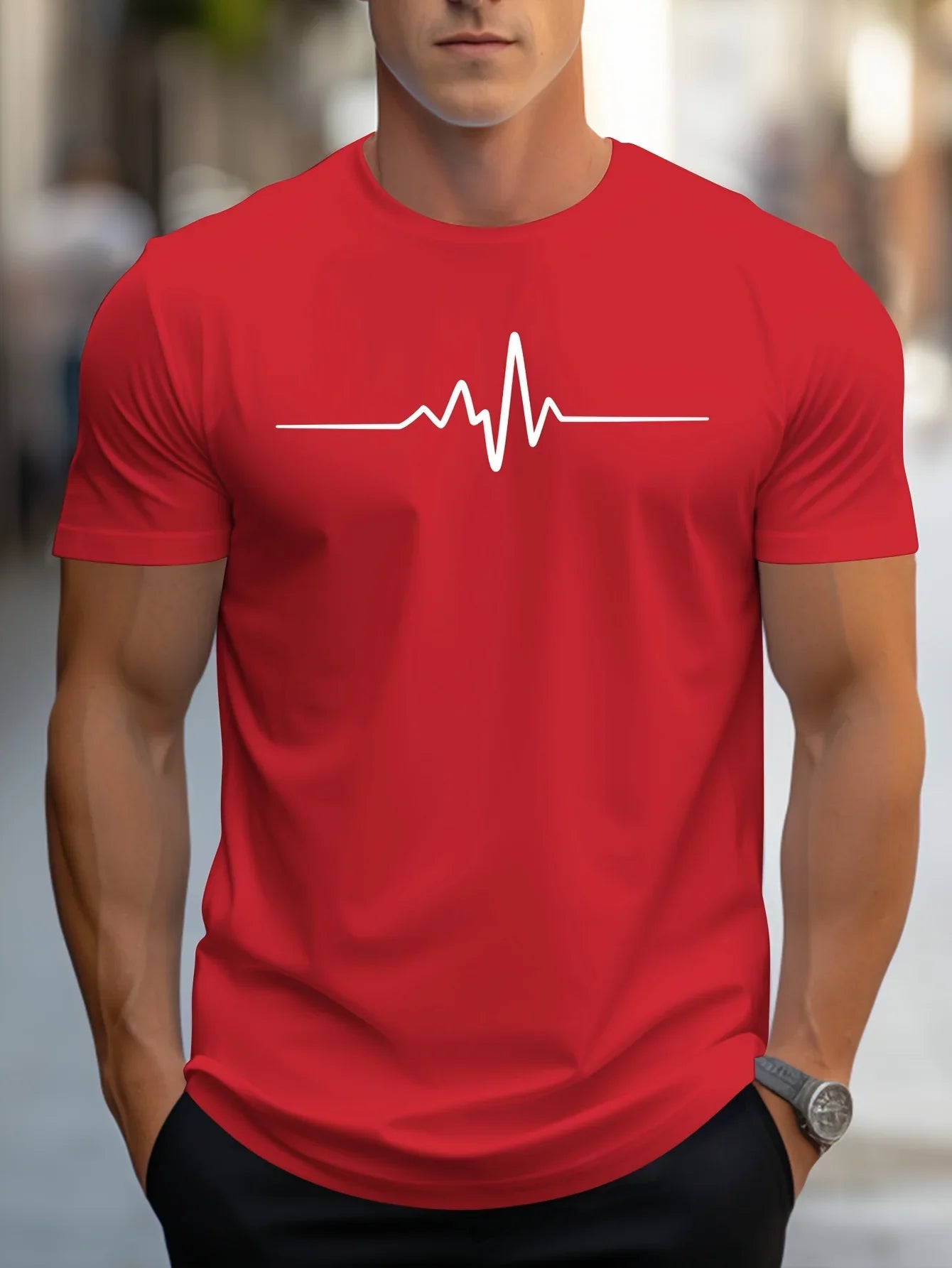 Frank | T-shirt med Print