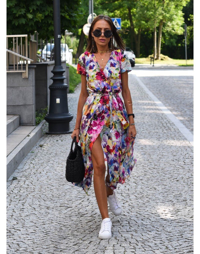 Nora | Elegant blomsterkjole